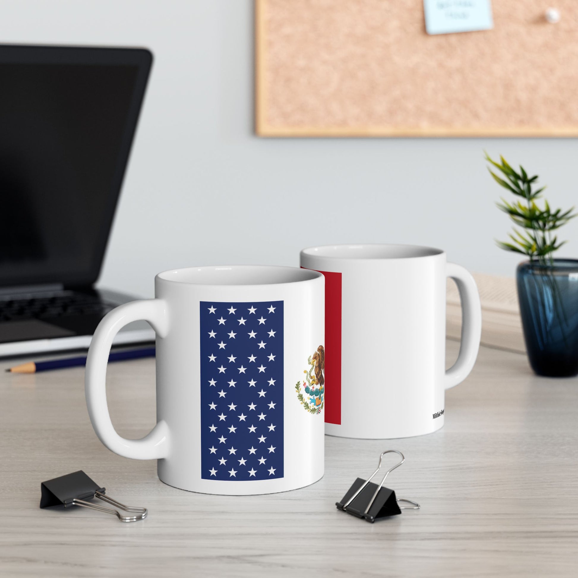 White Ceramic Mug (11oz, 15oz) | Taza de Cerámica Blanca