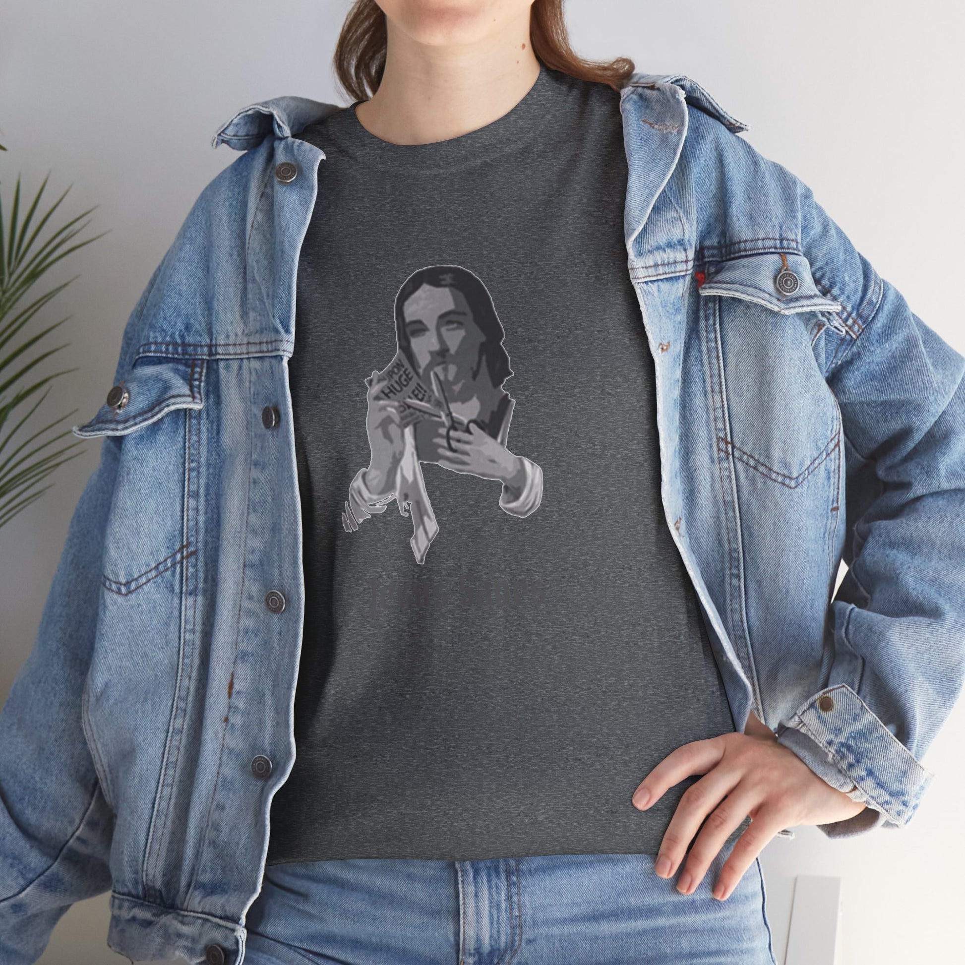Jesus Saved Graphic Unisex Cotton Tee