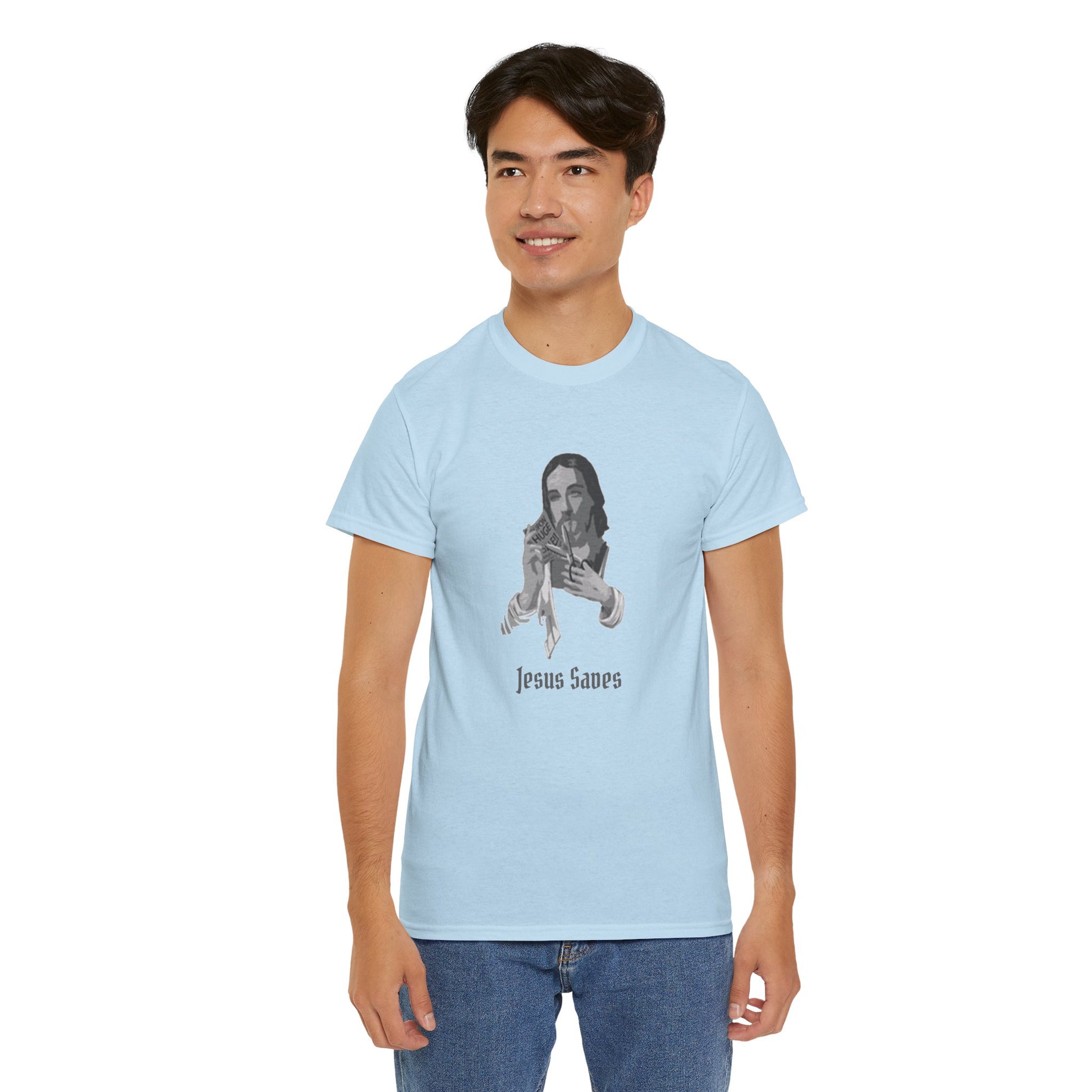 Jesus Saved Graphic Unisex Cotton Tee