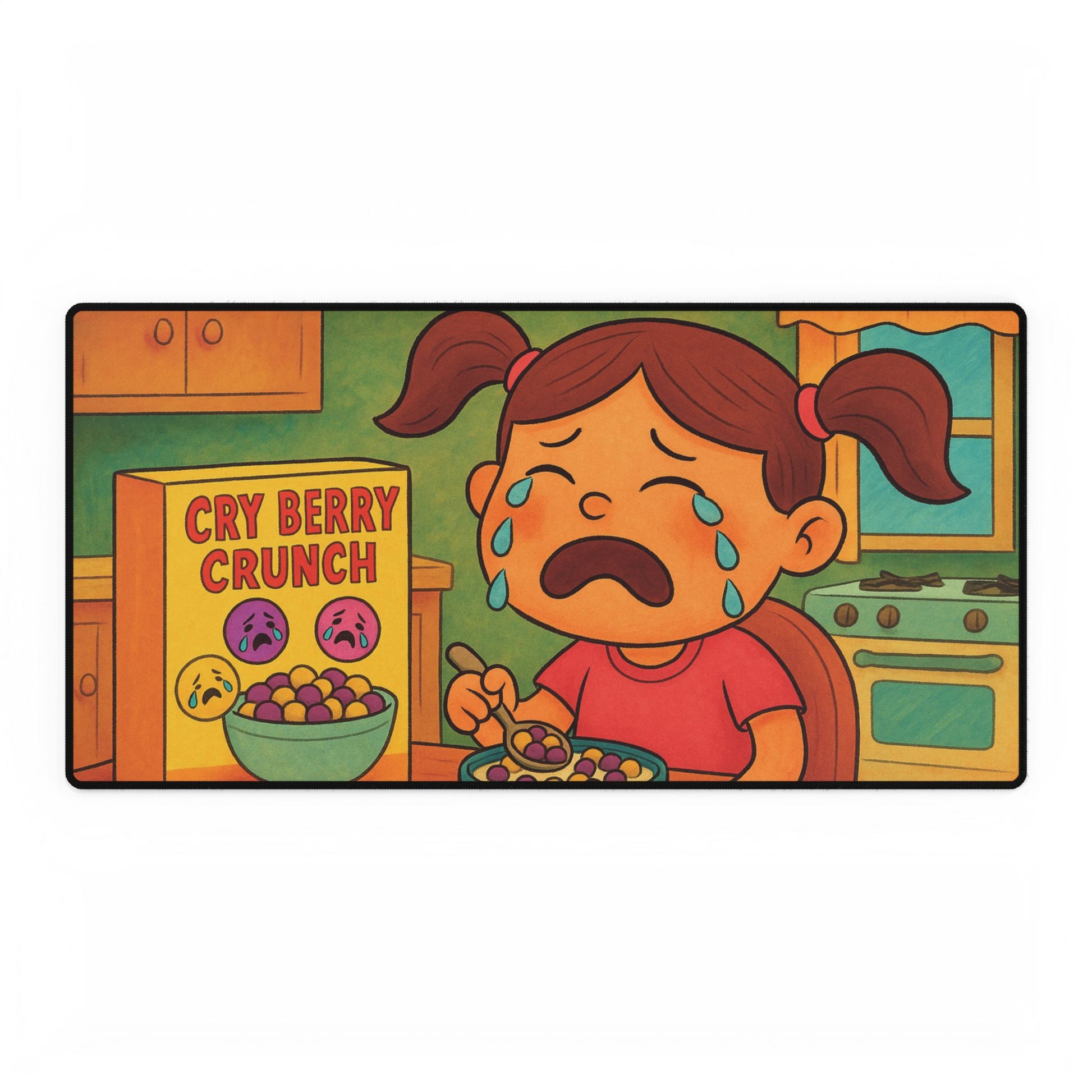 Cry Berry Crunch Desk Mat