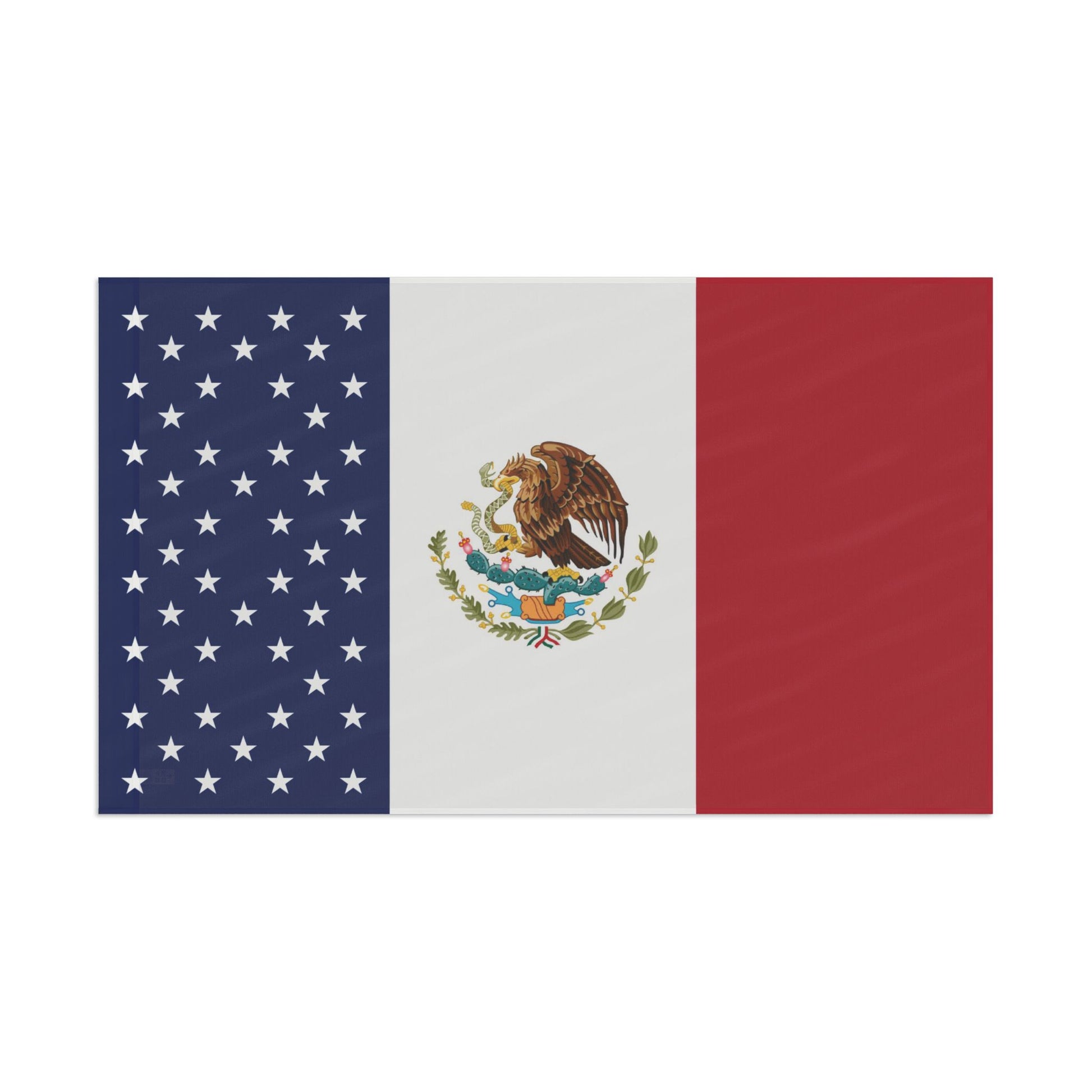 Mexican-American Flag 5x3ft.