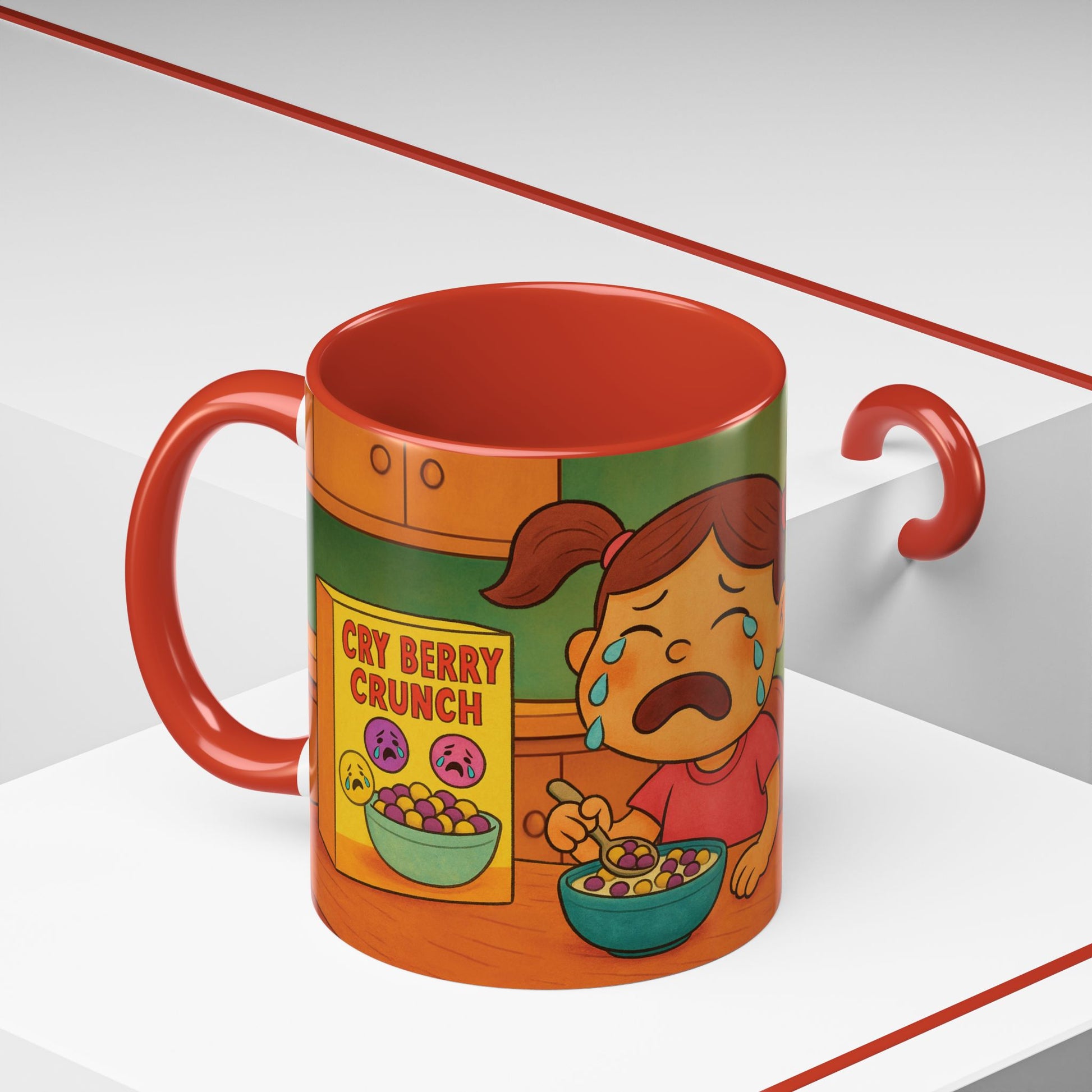 Cry Berry Crunch Sad Breakfast Coffee Mug