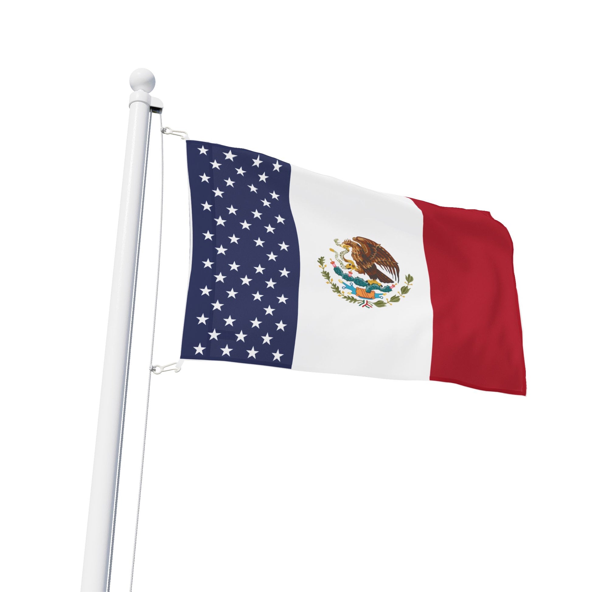 Mexican-American Flag