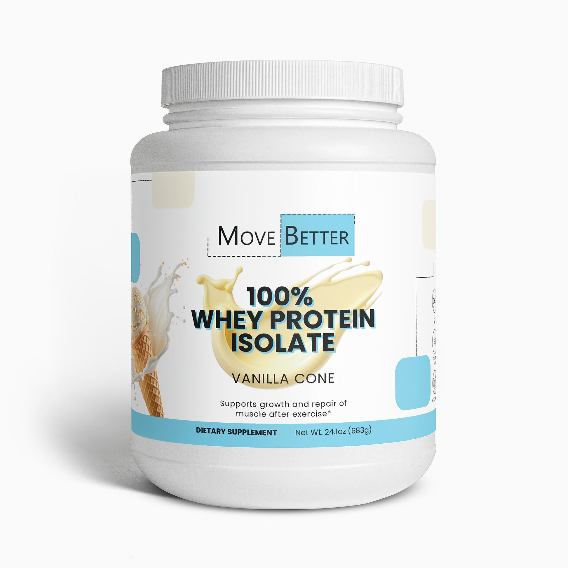 100% Whey Protein Isolate (Vanilla)