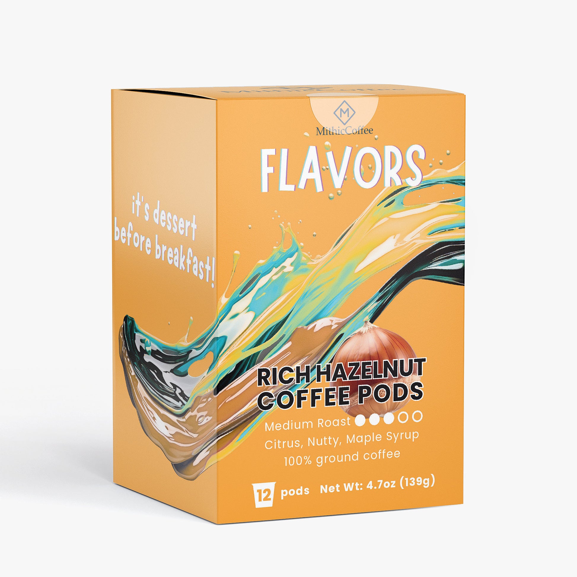 Rich Hazelnut Coffee Pods (Medium Roast)