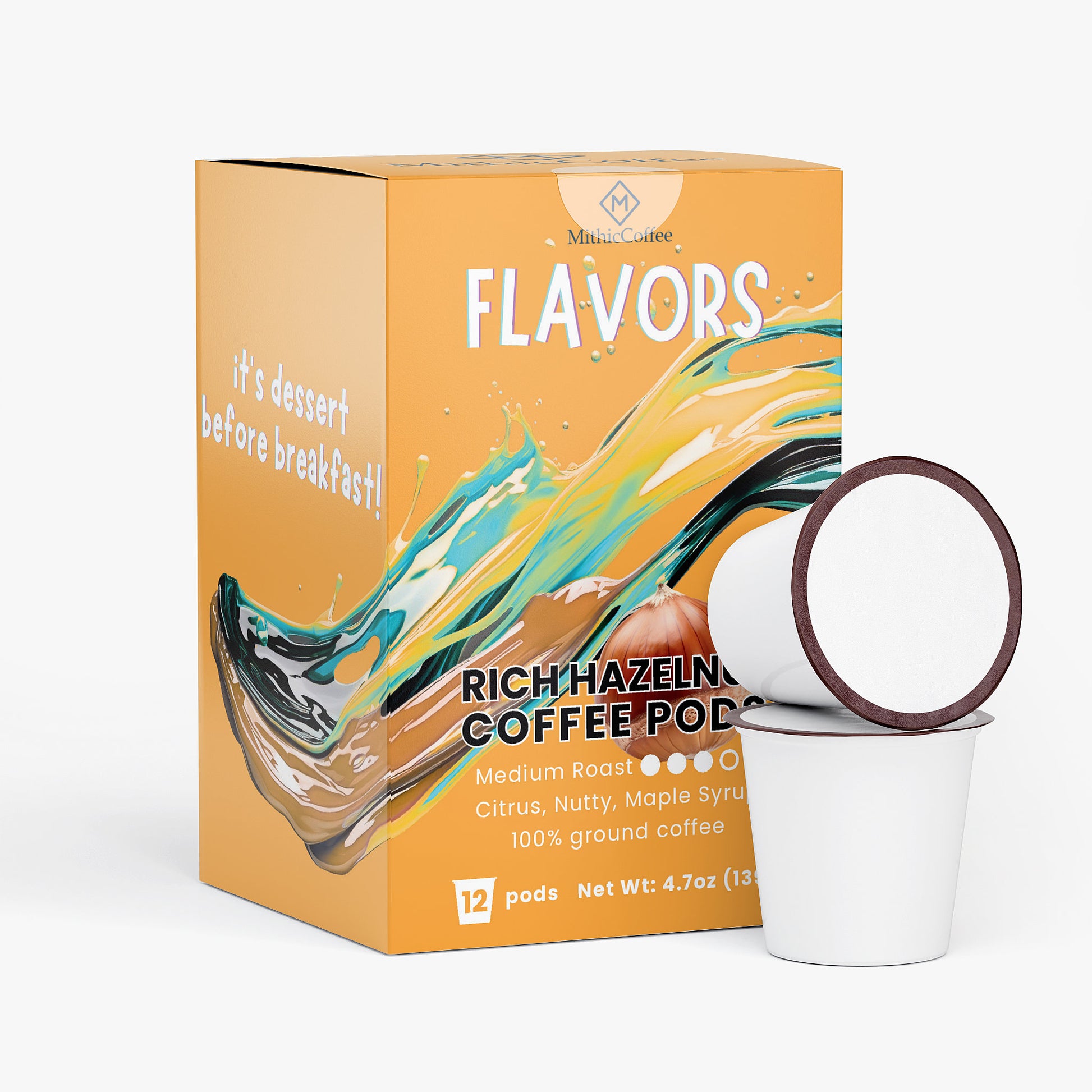 Rich Hazelnut Coffee Pods (Medium Roast)