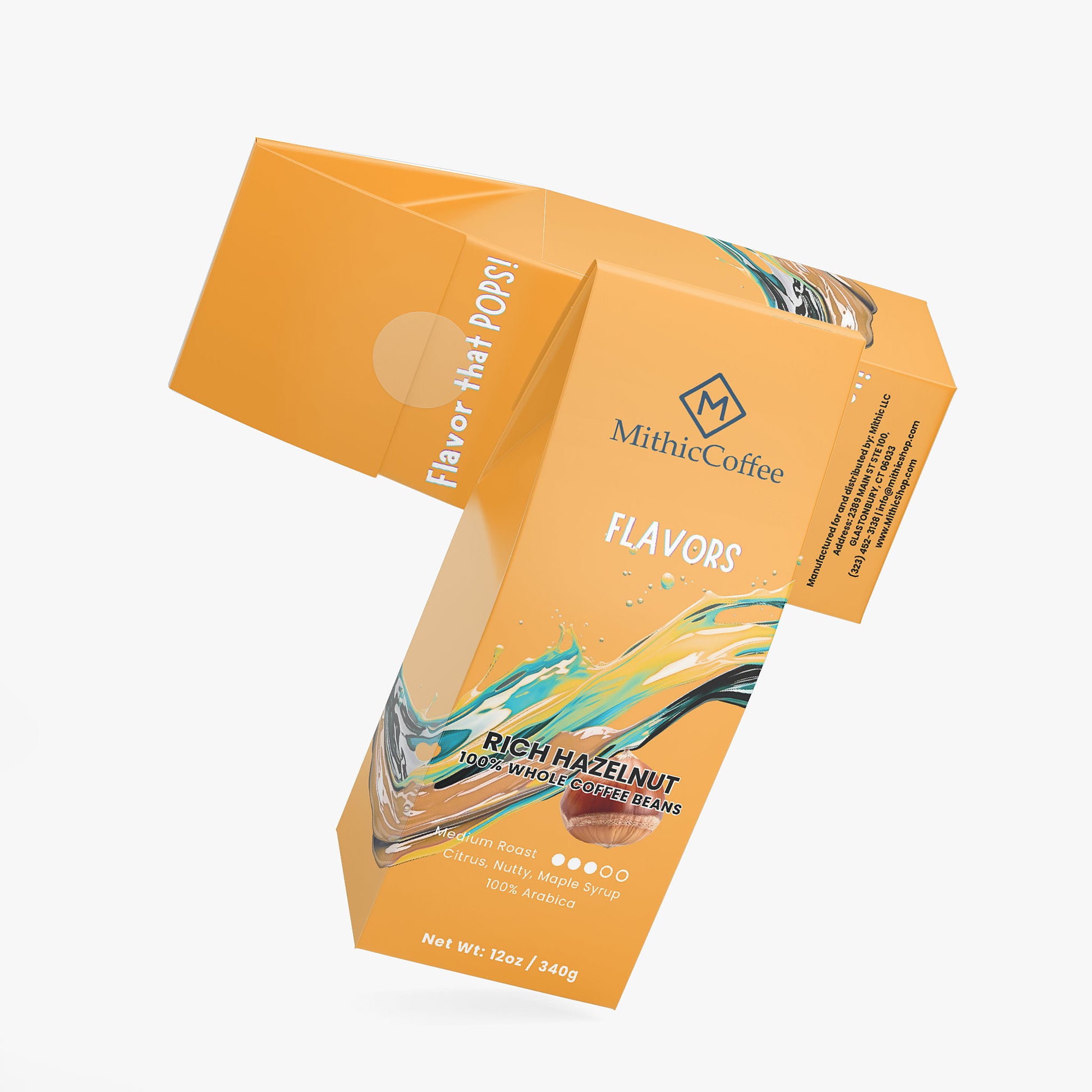 Rich Hazelnut Coffee - Beans (Medium Roast)