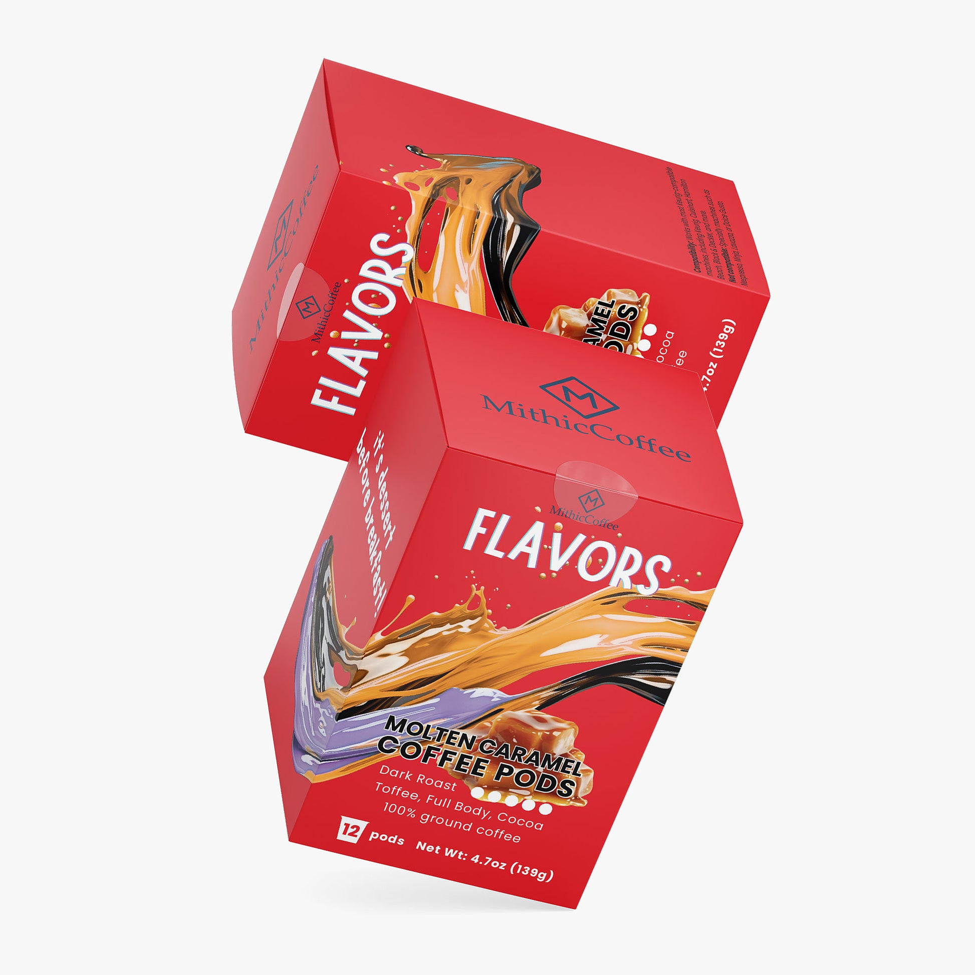 Molten Caramel Coffee Pods (Dark Roast)