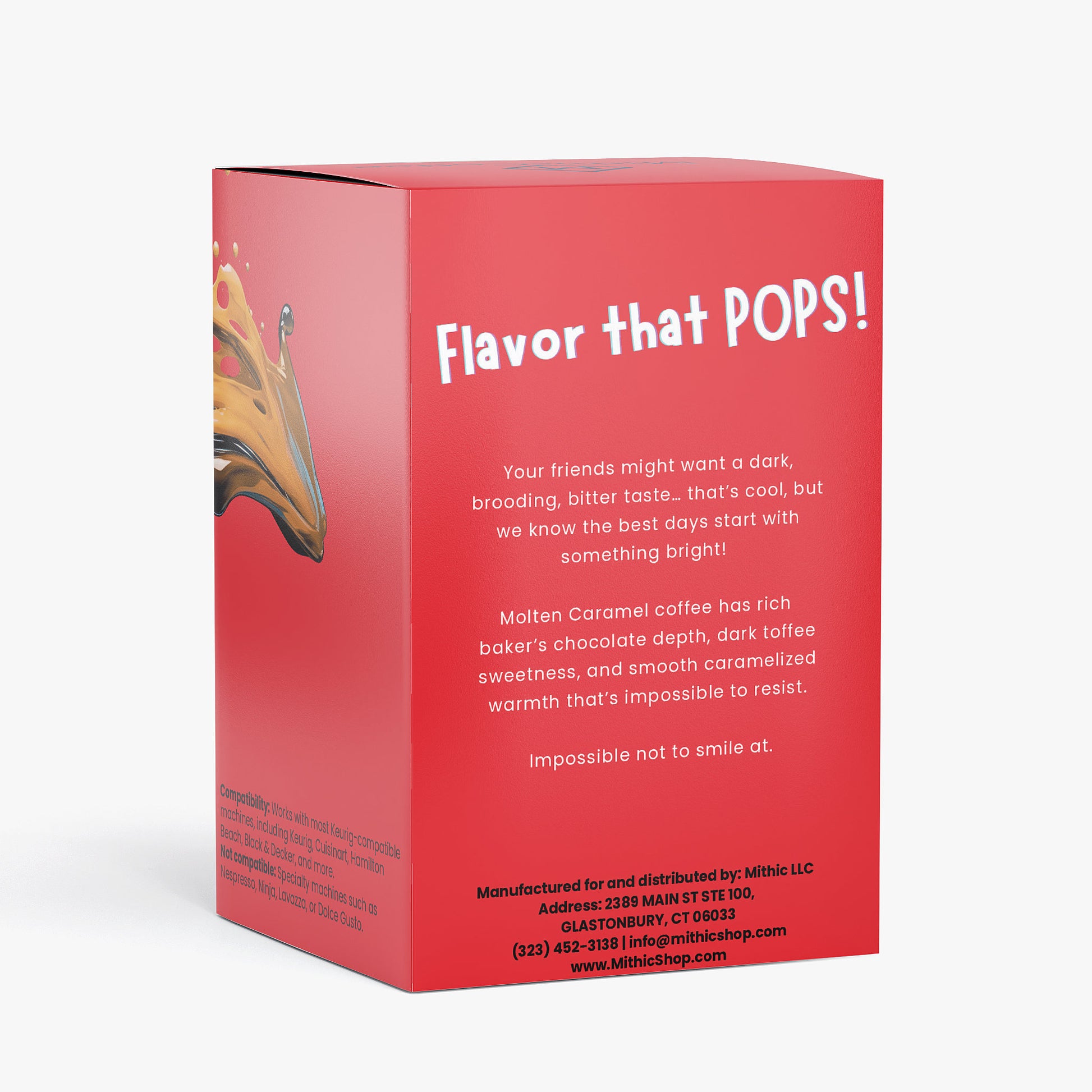 Molten Caramel Coffee Pods (Dark Roast)