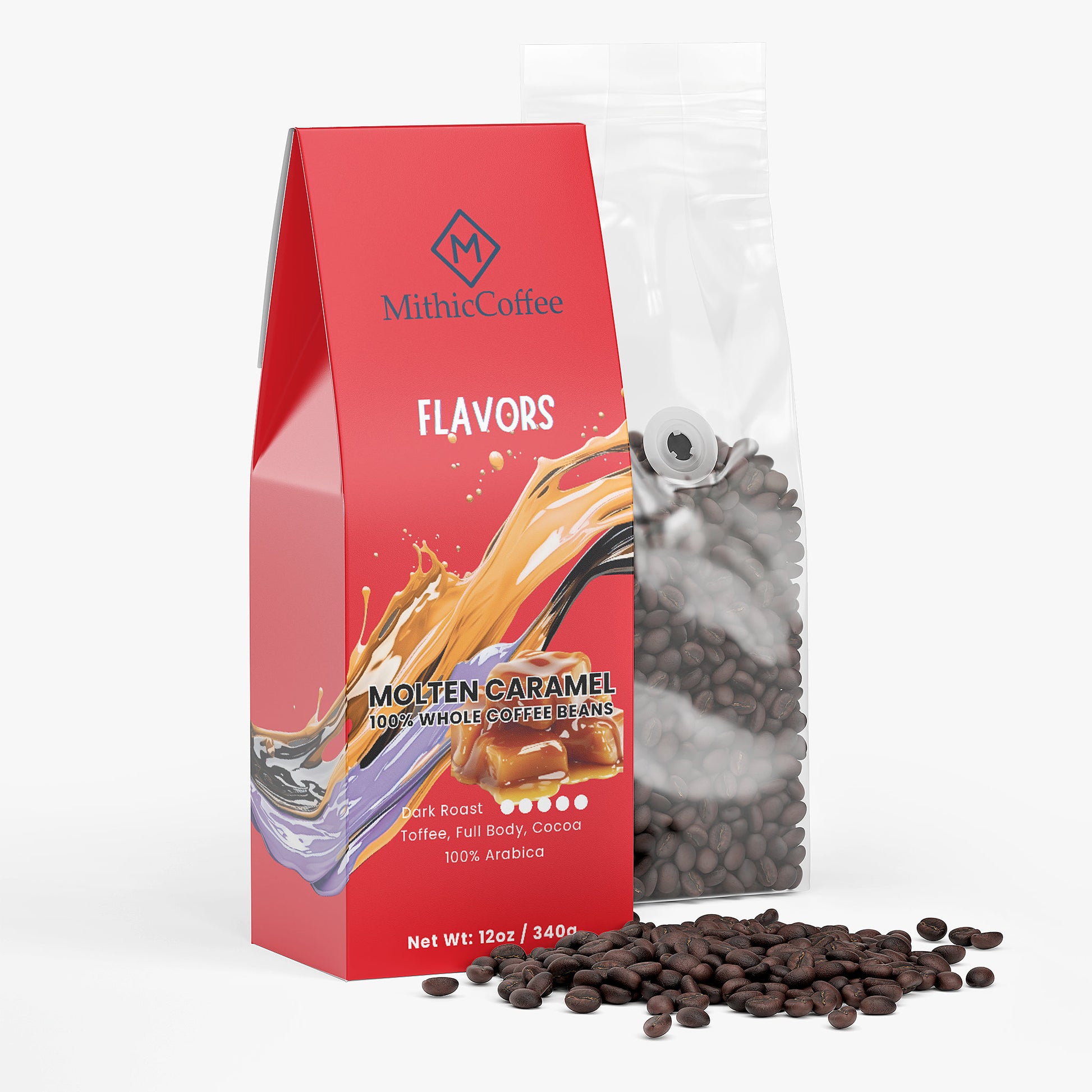 Molten Caramel Coffee - Beans (Dark Roast)