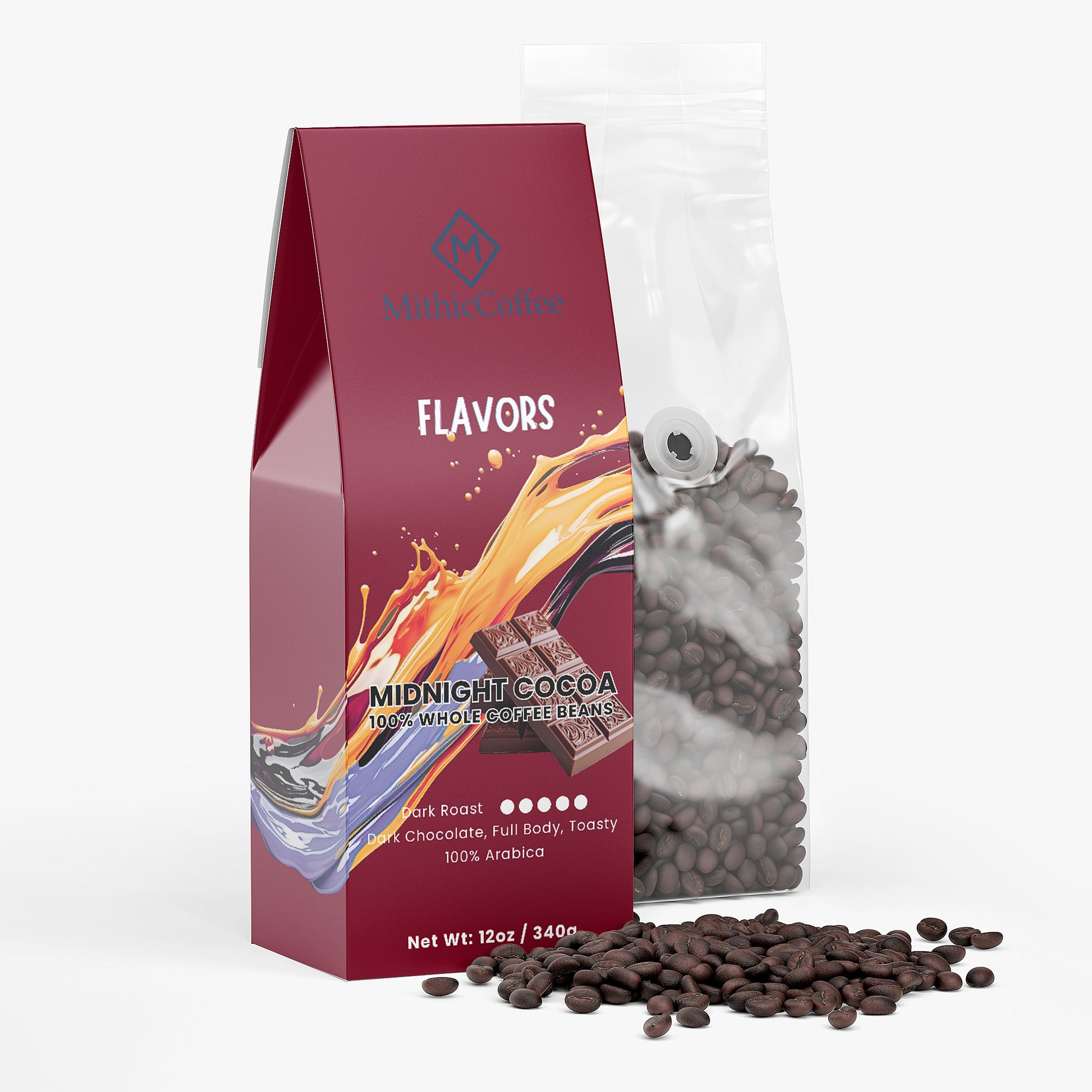 Midnight Cocoa - Beans (Dark Roast)