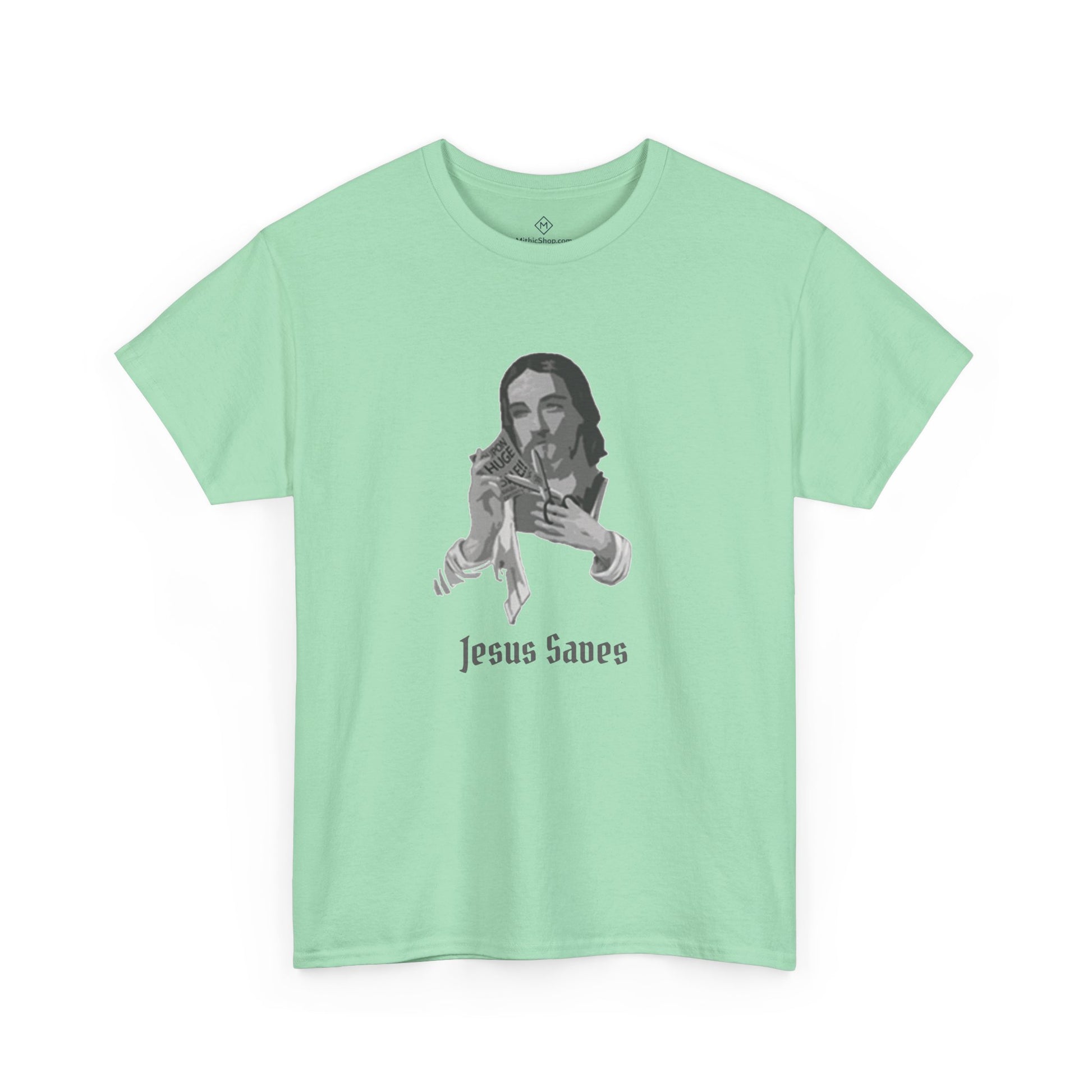 Jesus Saved Graphic Unisex Cotton Tee