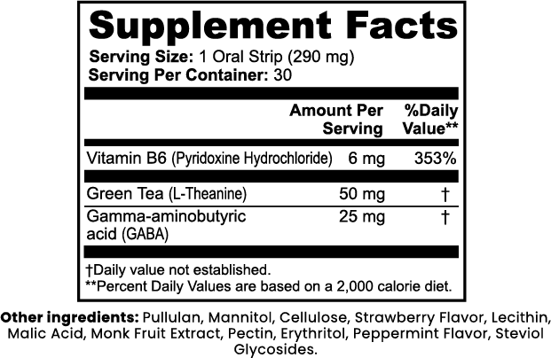 Mithic Calm - Cognitive Relax Stress Strips