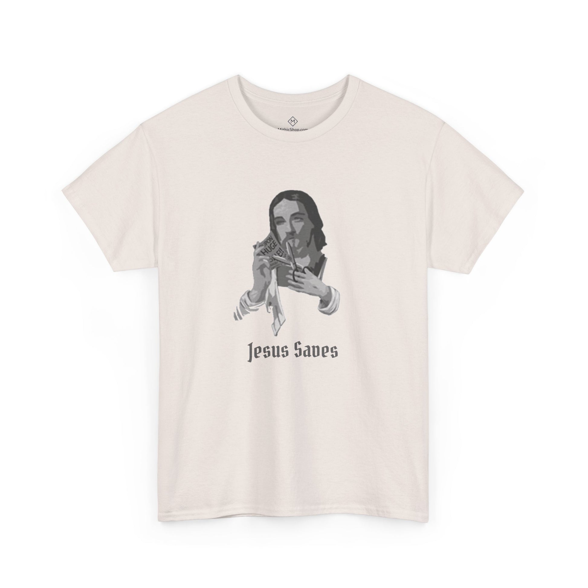 Jesus Saved Graphic Unisex Cotton Tee