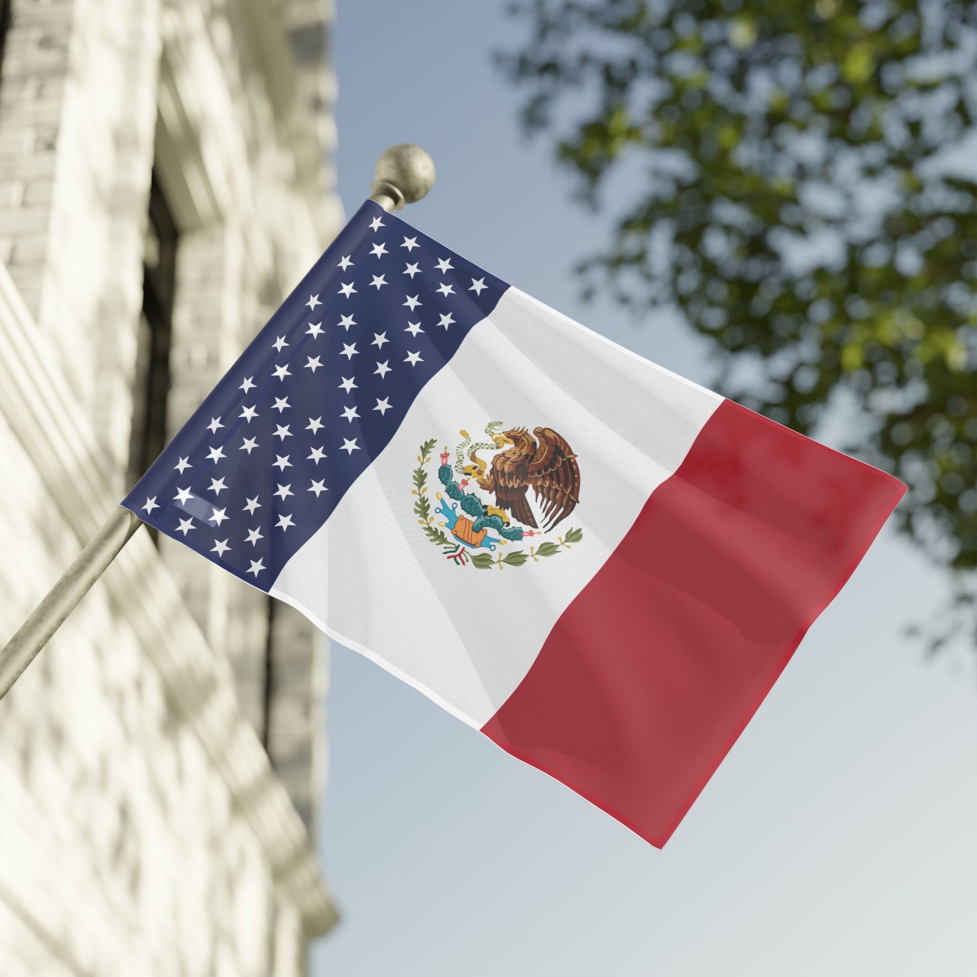 Mexican-American Flag