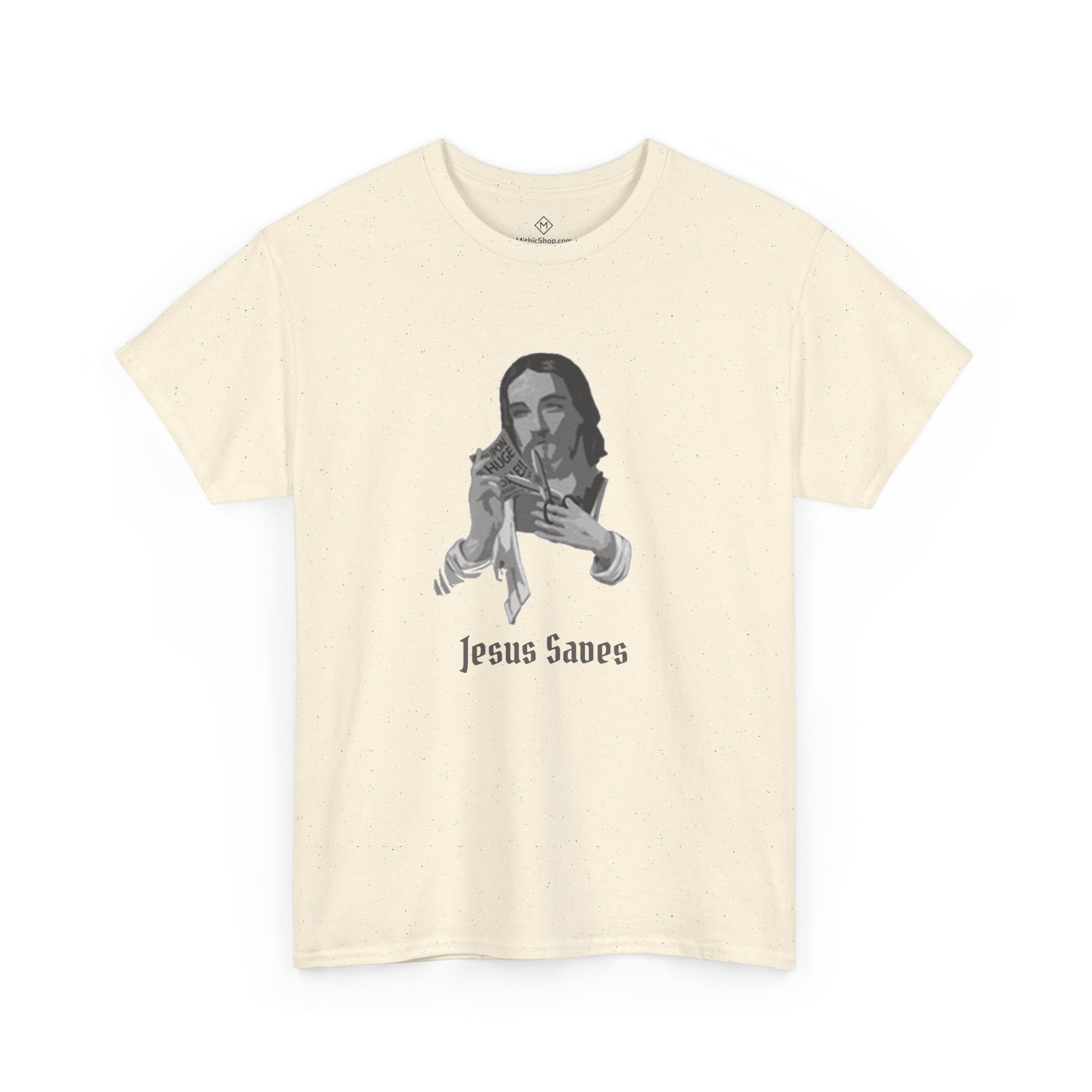 Jesus Saved Graphic Unisex Cotton Tee