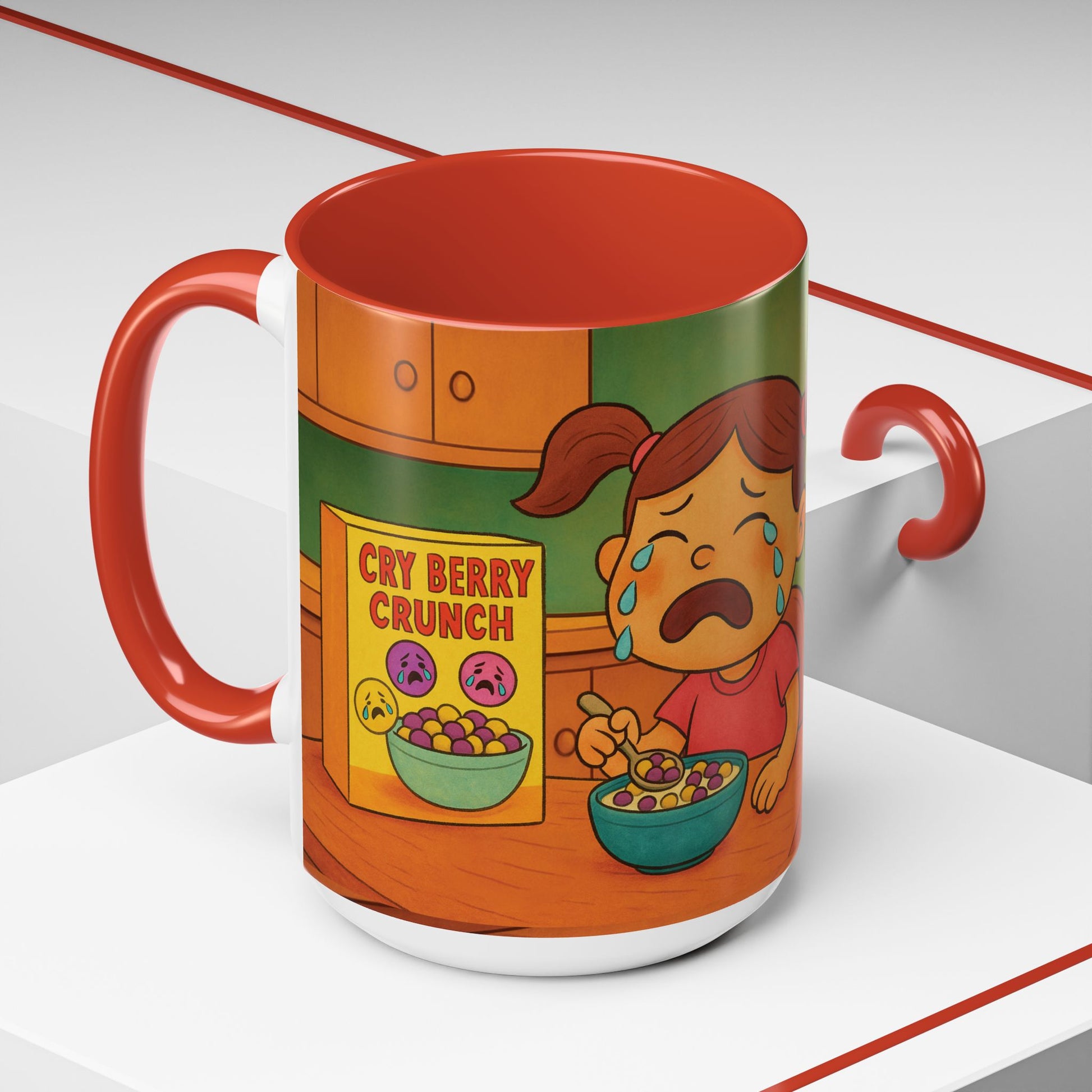 Cry Berry Crunch Sad Breakfast Coffee Mug