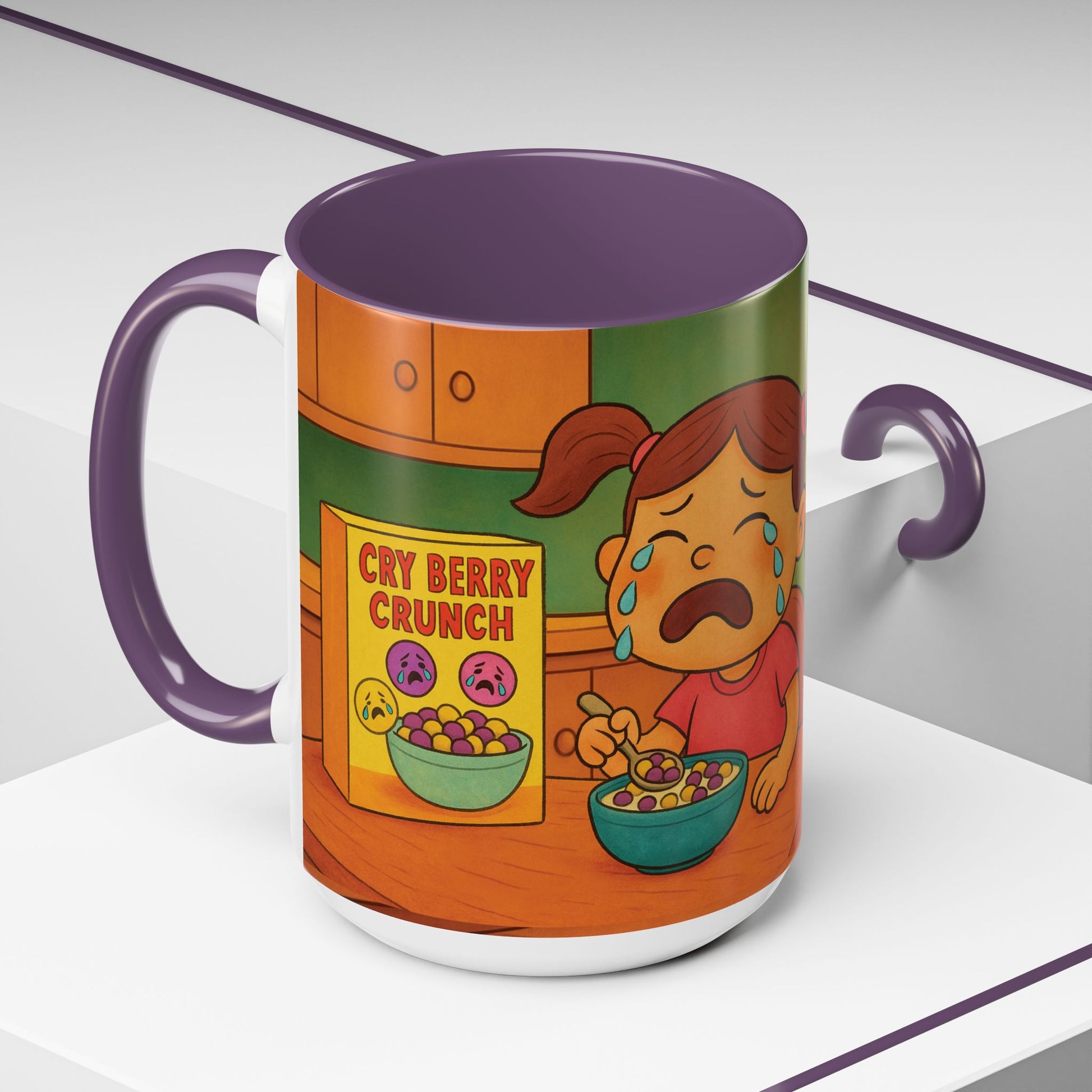 Cry Berry Crunch Sad Breakfast Coffee Mug