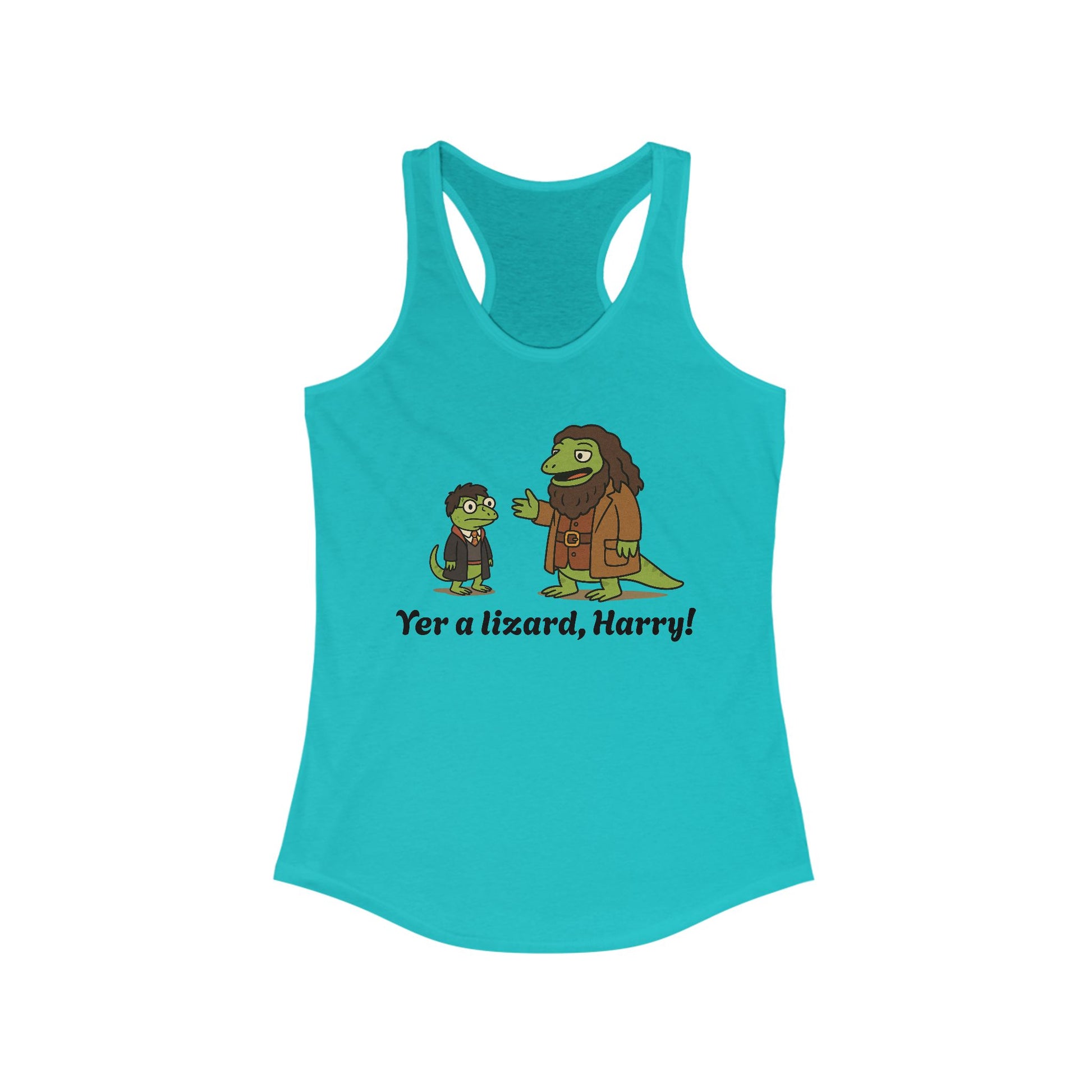 Yer a Lizard Racerback Tank