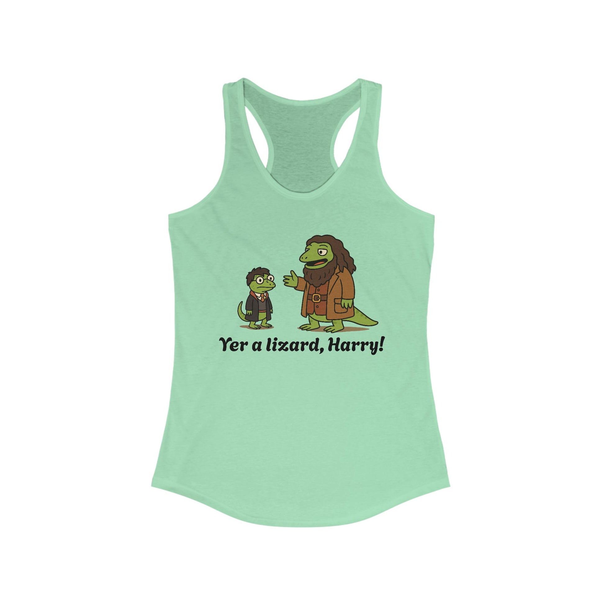 Yer a Lizard Racerback Tank