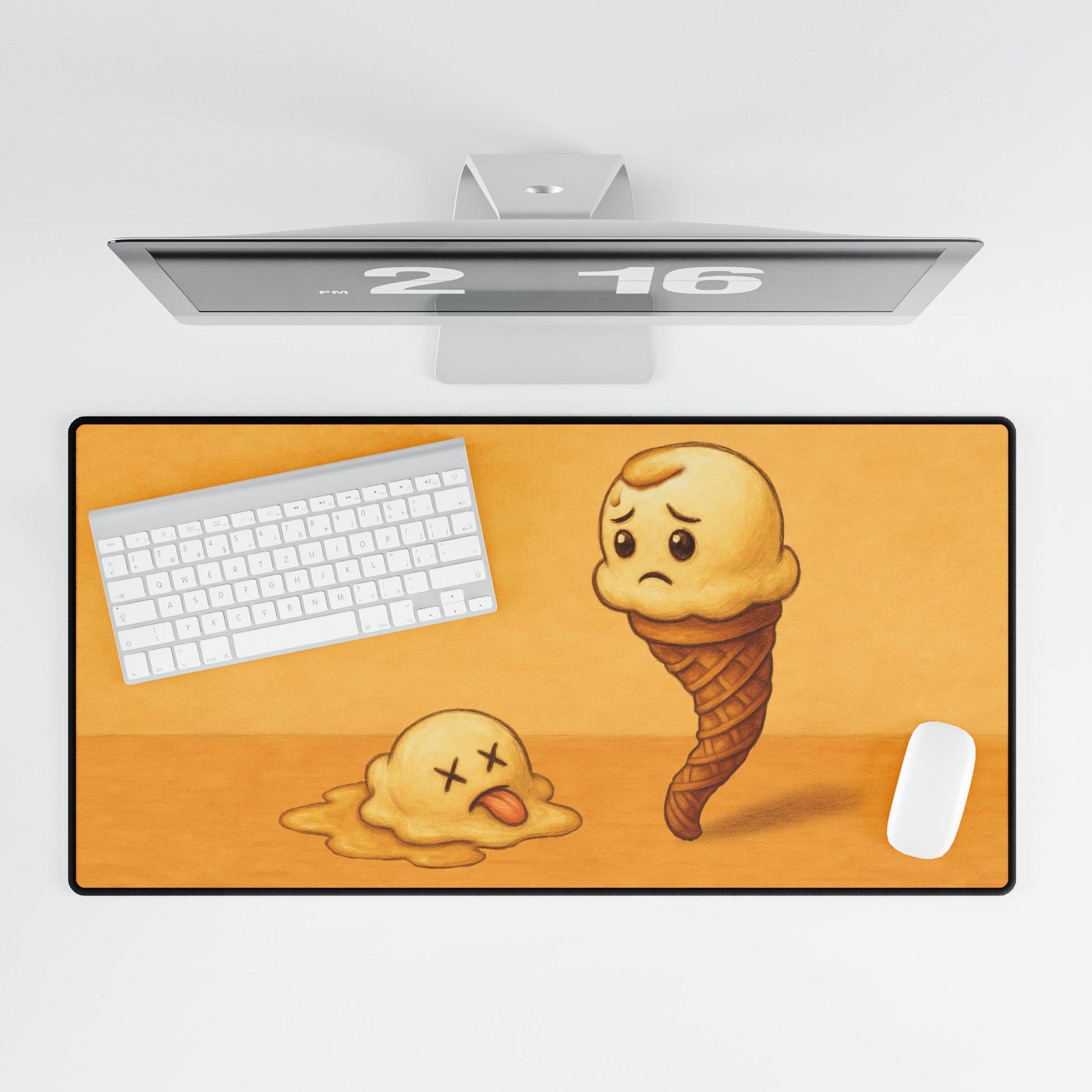 Ice Cream Slip Desk Mat