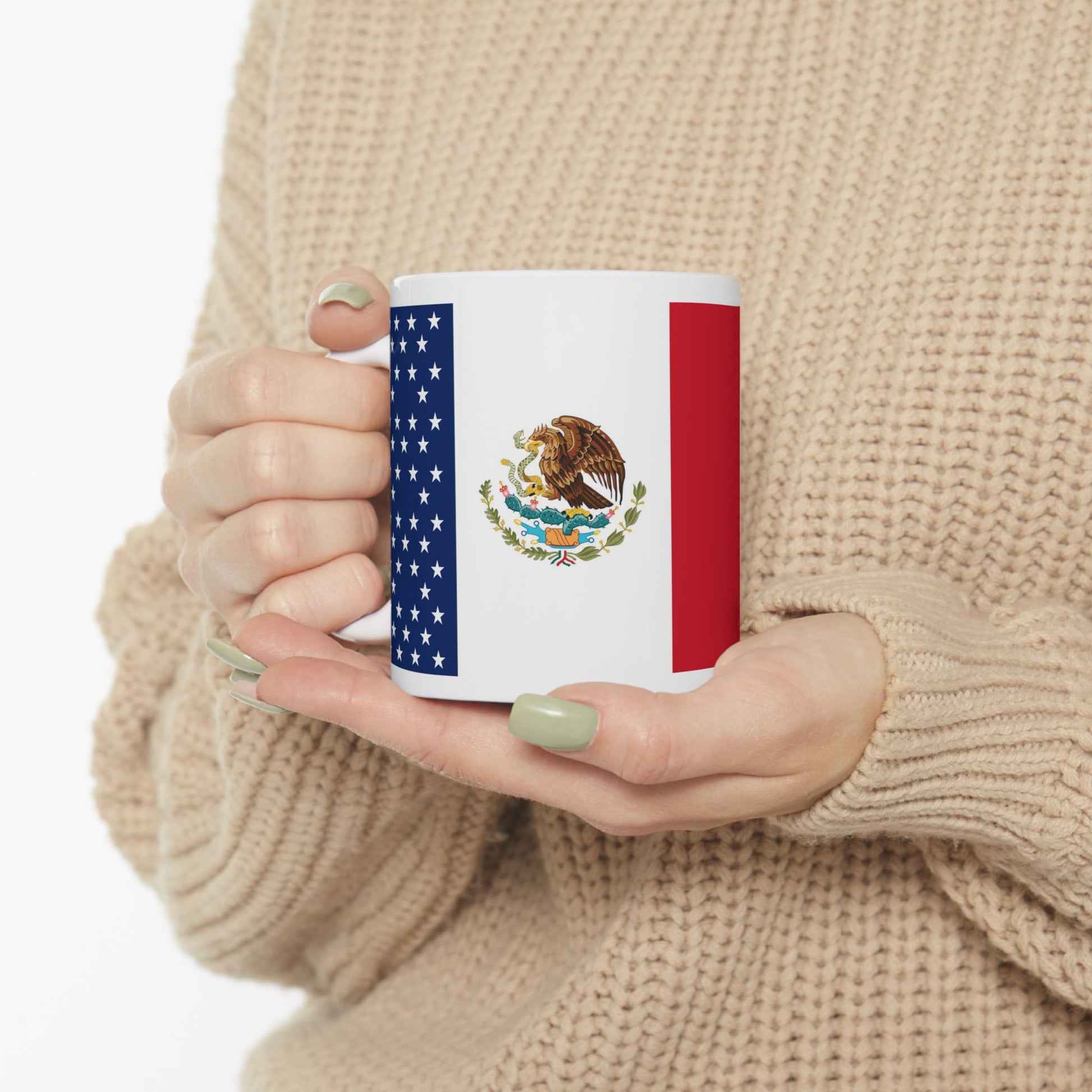 White Ceramic Mug (11oz, 15oz) | Taza de Cerámica Blanca