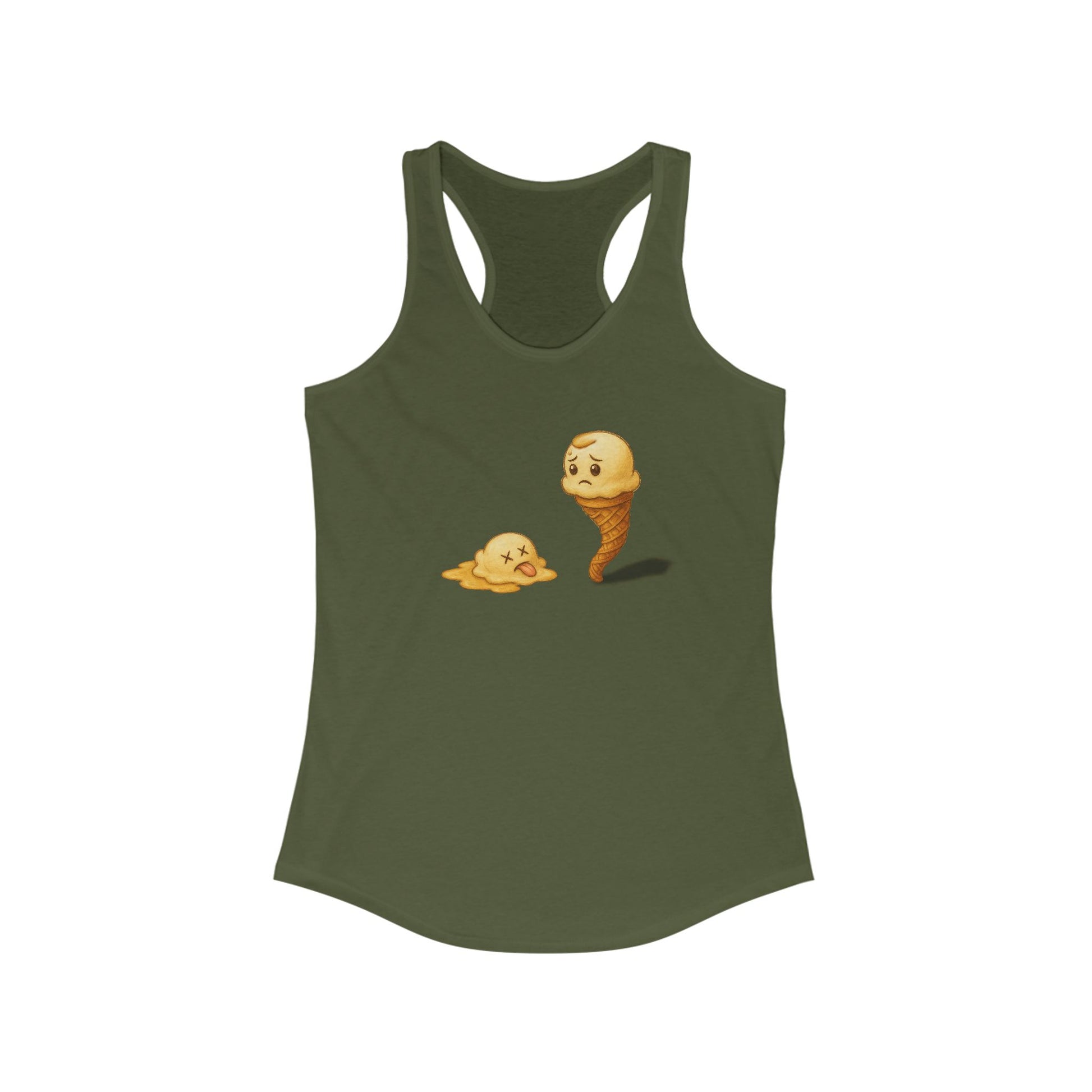 Ice Cream Slip Racerback Tank